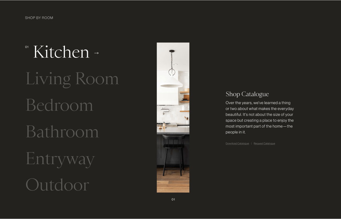 McGee & Co. Shop By Room Concept