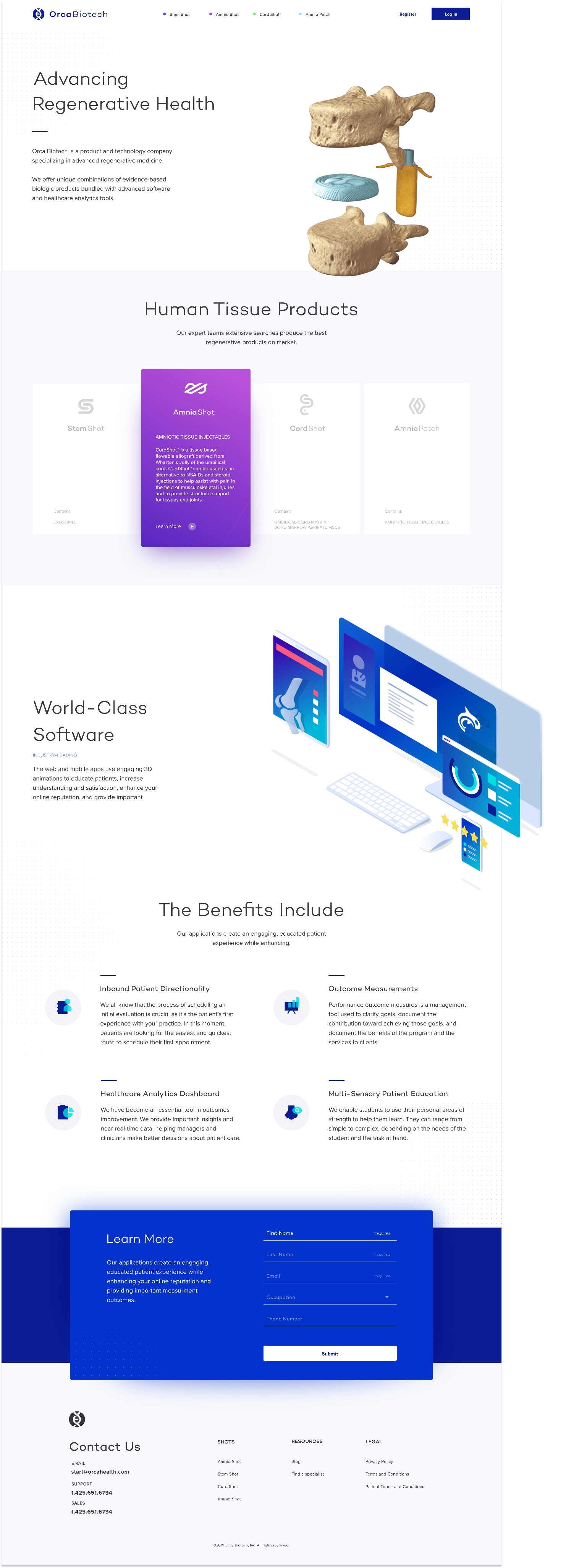Orca Health Homepage