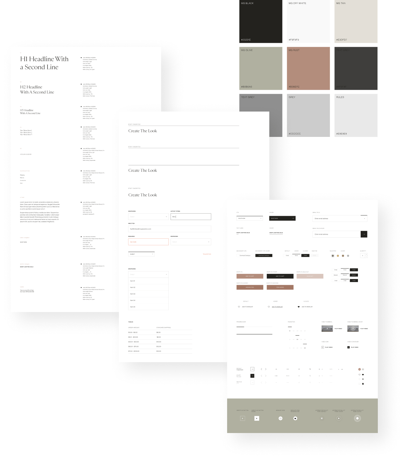 McGee & Co. Styleguide