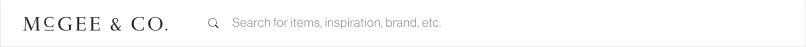 McGee & Co. Search Bar