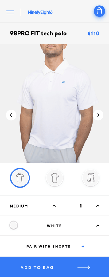NinetyEight6 Product Page